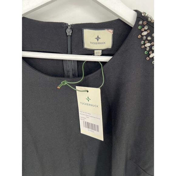 TUCKERNUCK Black Embellished Farrow Dress NWT Size XXL - Picture 11 of 11